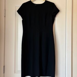 Jones New York Essentials Womens Short Sleeve Dress Classic Lined Black Size 6